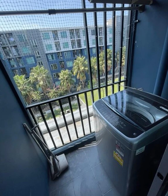 ให้เช่า Happy Condo Donmuang The Terminal ห้องน่าอยู่ ชั้น 6 บิ้วอินเฟอร์นิเจอร์อย่างดี จองด่วนๆ