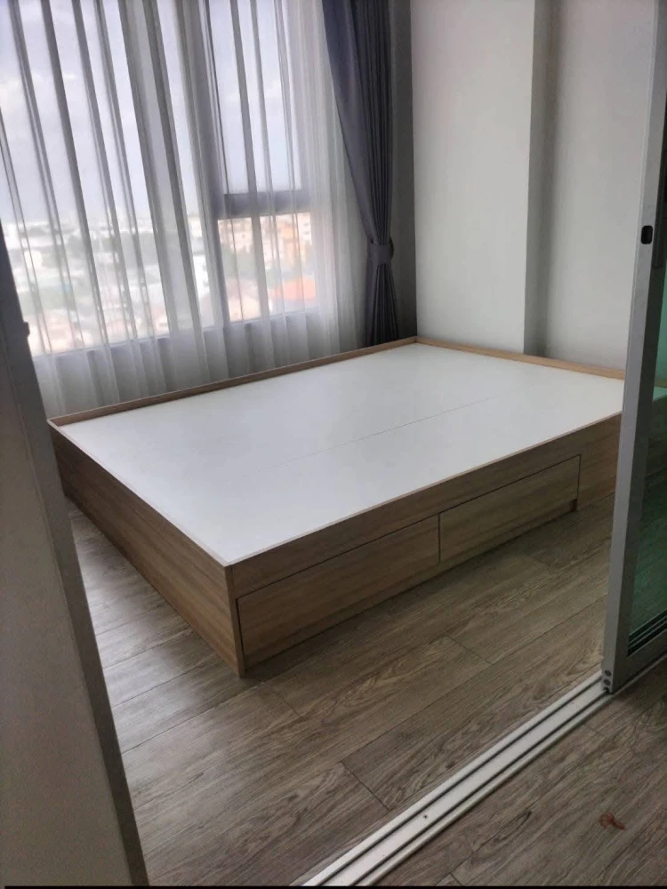 ให้เช่า HAPPY CONDO DONMUANG THE TERMINAL แต่งห้องครบรวมเตียงที่นอนเก็บได้ หิ้วกระเป๋าเข้าอยู่ได้ทันที