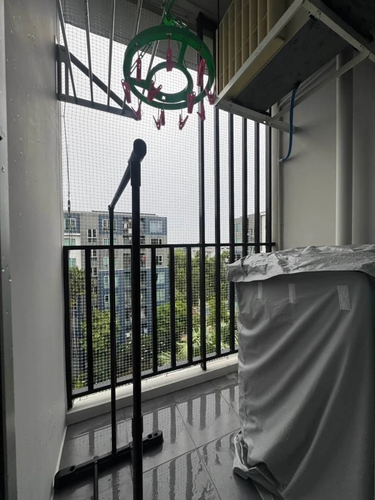 ให้เช่า Happy Condo DonMueang The Terminal วิวสระว่ายน้ำส่วนกลาง ชั้น7 พร้อมเฟอร์ครบ แต่งพร้อมอยู่