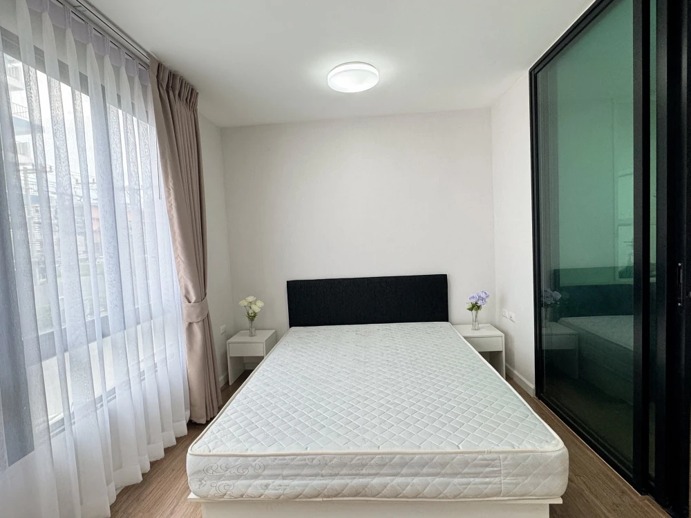 ให้เช่า I condo salaya 2 ห้องพร้อมอยู่ เฟอร์ครบ หิ้วกระเป๋าใบเดียวมาได้เลย++