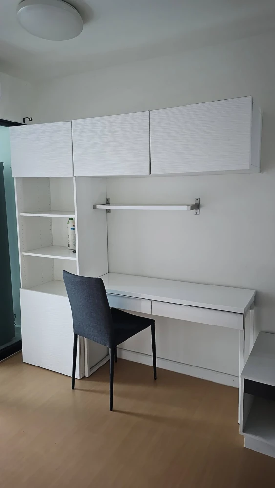 ให้เช่า I Condo Sukhumvit 105 ห้องกว้างพื้นที่เยอะ มาพร้อมเฟอร์ครบ ในราคาสุดคุ้ม ห้ามพลาด
