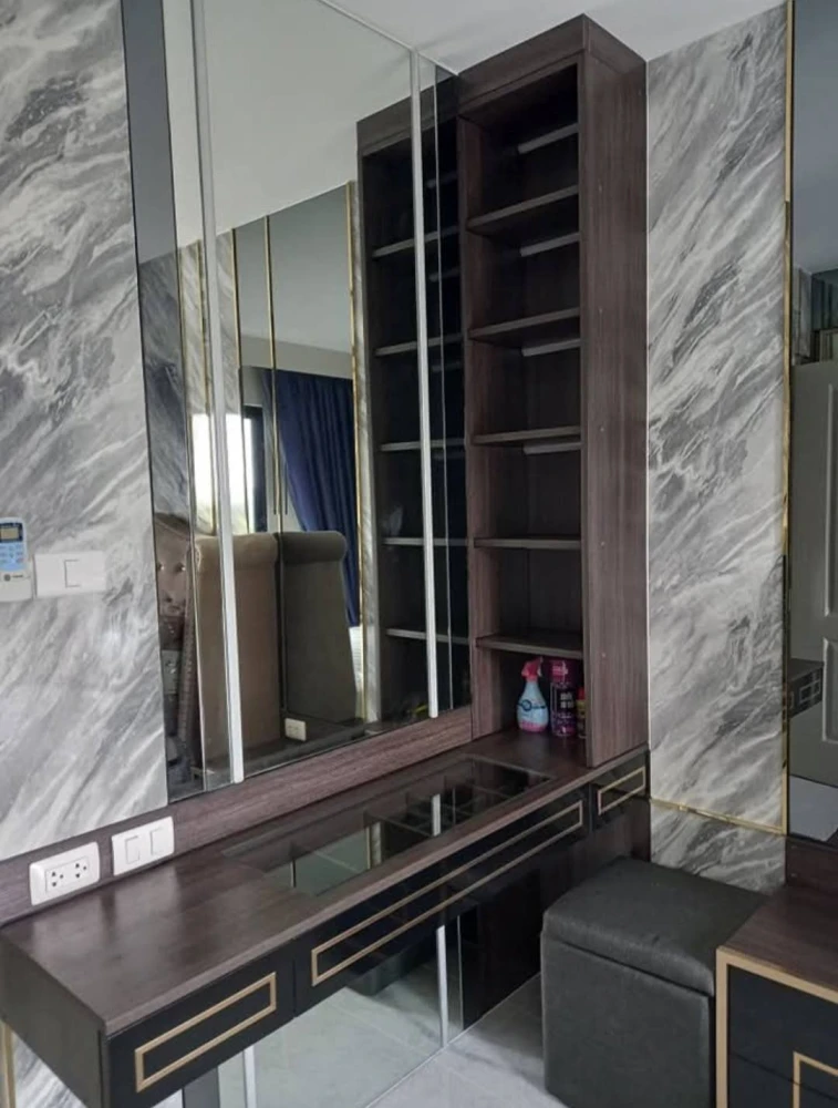 ให้เช่า I Condo Sukhumvit 105 ห้องแต่งพร้อมอยู่ บิ้วอินท์อย่างดี ราคาคุ้ม บอกเลยว่าต้องจอง