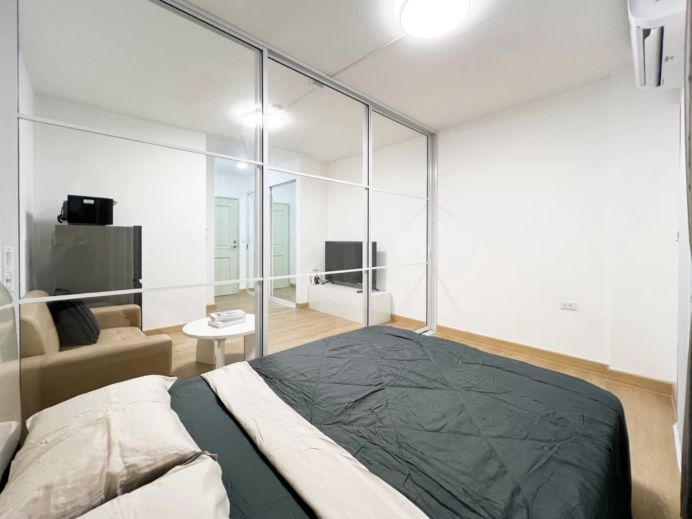 ให้เช่า i-HOUSE Laguna Garden RCA ห้องกั้นอยกเป็นสัดส่วน แบ่งโซนชัดเขน ราคาอย่างโดน รีบมาจองเลย