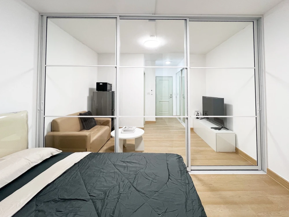 ให้เช่า i-HOUSE Laguna Garden RCA ห้องกั้นอยกเป็นสัดส่วน แบ่งโซนชัดเขน ราคาอย่างโดน รีบมาจองเลย