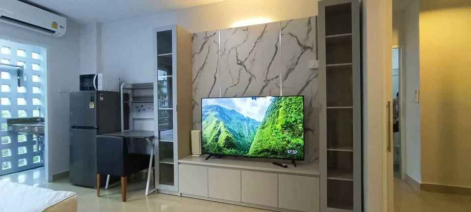 ให้เช่า i-House Laguna Garden RCA แต่งสวย เฟอร์ฯครบ ด้วยวัสดุอย่างดีมีคุณภาพ พร้อมเข้าอยู่ !!!