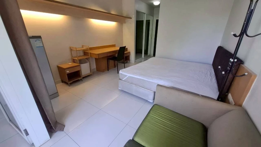 ให้เช่า I House Rama9–Eakamai ห้องสตูดิโอ เฟอร์นิเจอร์และเครื่องใช้ไฟฟ้าครบครัน หิ้วกระเป๋าเข้าอยู่ได้เลยจ้า
