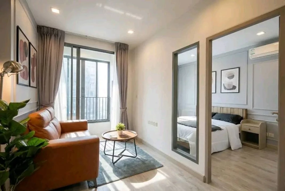 ให้เช่า IDEO Mobi Sukhumvit 1 ห้องนอน 1 ห้องน้ำ ตกแต่งคุมโทน เฟอร์นิเจอร์ครบครัน ดีแบบนี้จะรออะไร
