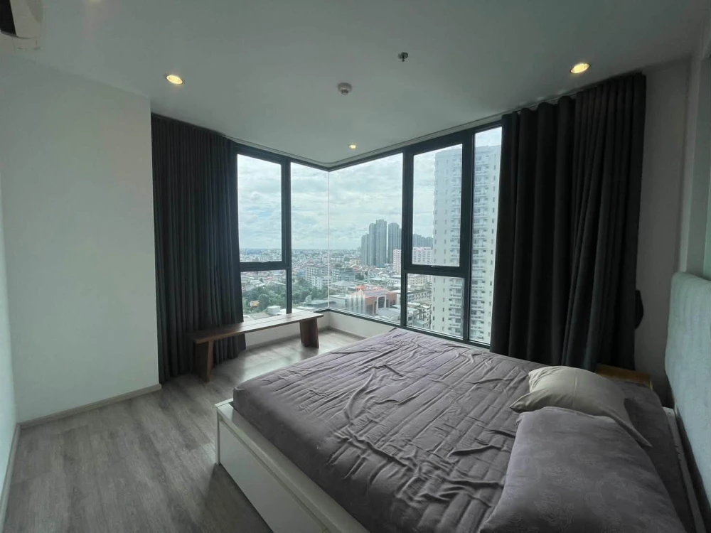 ให้เช่า IDEO MOBI SUKHUMVIT 66 ชั้น 15 city view ตกแต่งบิวท์อินเริ่ดๆ พร้อมย้ายเข้าอยู่ได้เลย