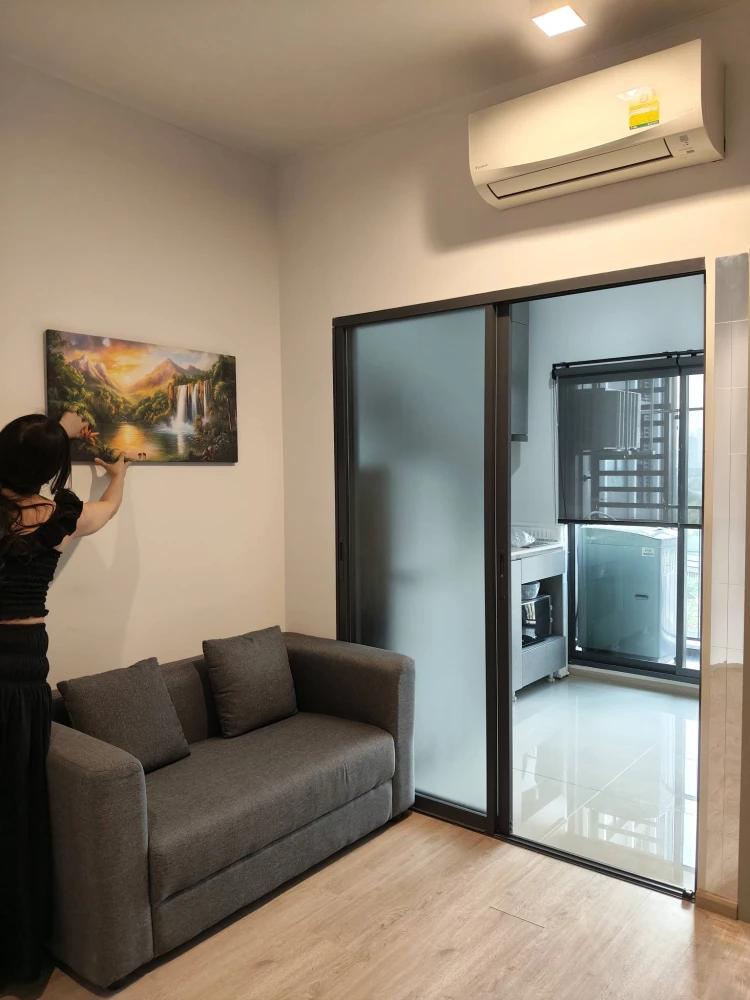 ให้เช่า Ideo New Rama 9 ห้องน่าอยู่ ตกแต่งครบครัน ทำเลดี พื้นที่ใช้สอยเยอะ จองเลย