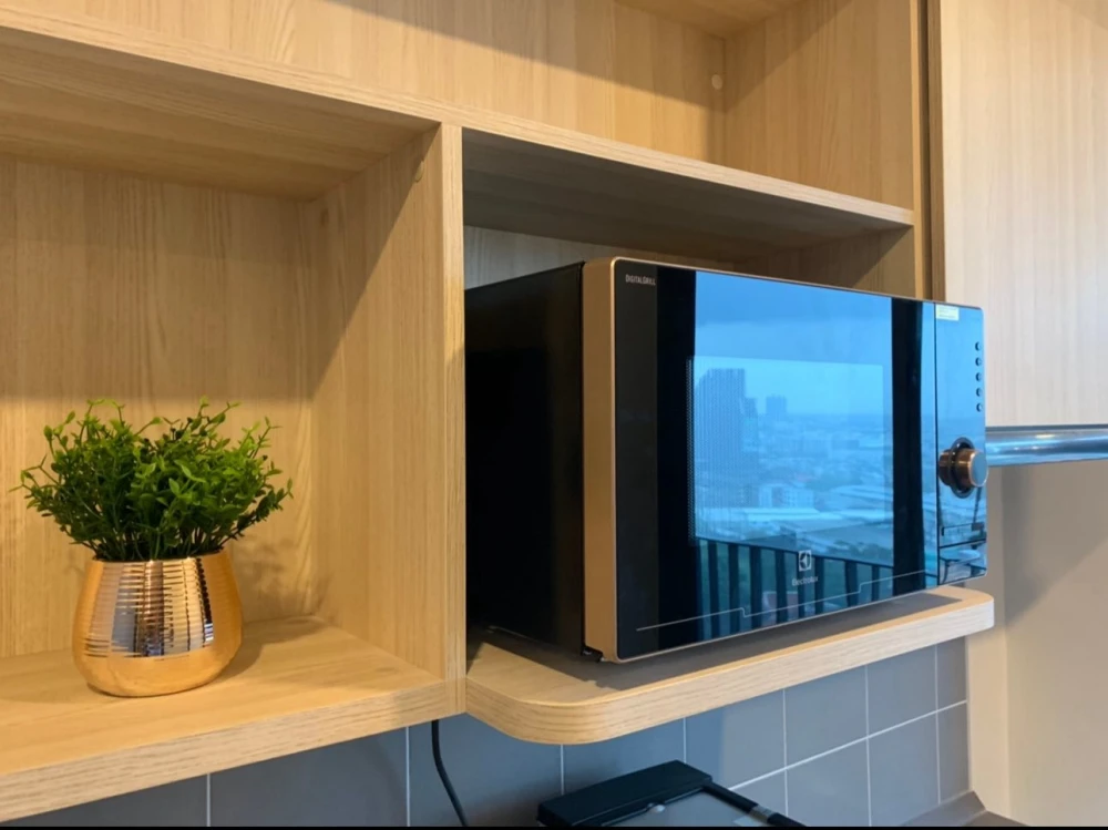 ให้เช่า Ideo O2 ห้องกว้างพื้นที่ใช้สอยเยอะ ตกแต่งคุมโทน บิ้วอินอย่างดี เฟอร์นิเจอร์ครบครัน จองเลยตอนนี้