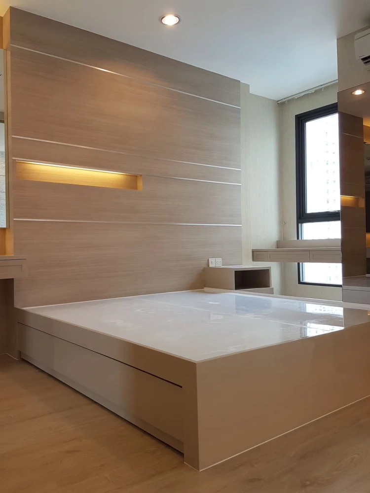 ให้เช่า Ideo q ราชเทวี ห้องตกแต่งบิวท์อินแน่นๆ วิวทิศเหนือ พร้อมอยู่