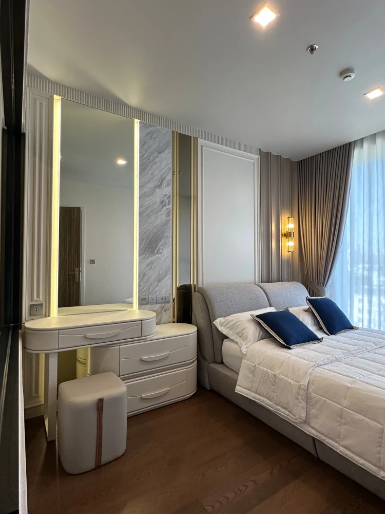 ให้เช่า Ideo Q Sukhumvit 36 ห้องแต่งสวยคุมโทนสุดปัง บิ้วอินผนังอย่างดี สิ่งอำนวยความสะดวกครบครัน จองเลย