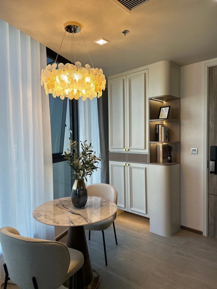 ให้เช่า Ideo Q Sukhumvit 36 ห้องแต่งสวยคุมโทนสุดปัง บิ้วอินผนังอย่างดี สิ่งอำนวยความสะดวกครบครัน จองเลย