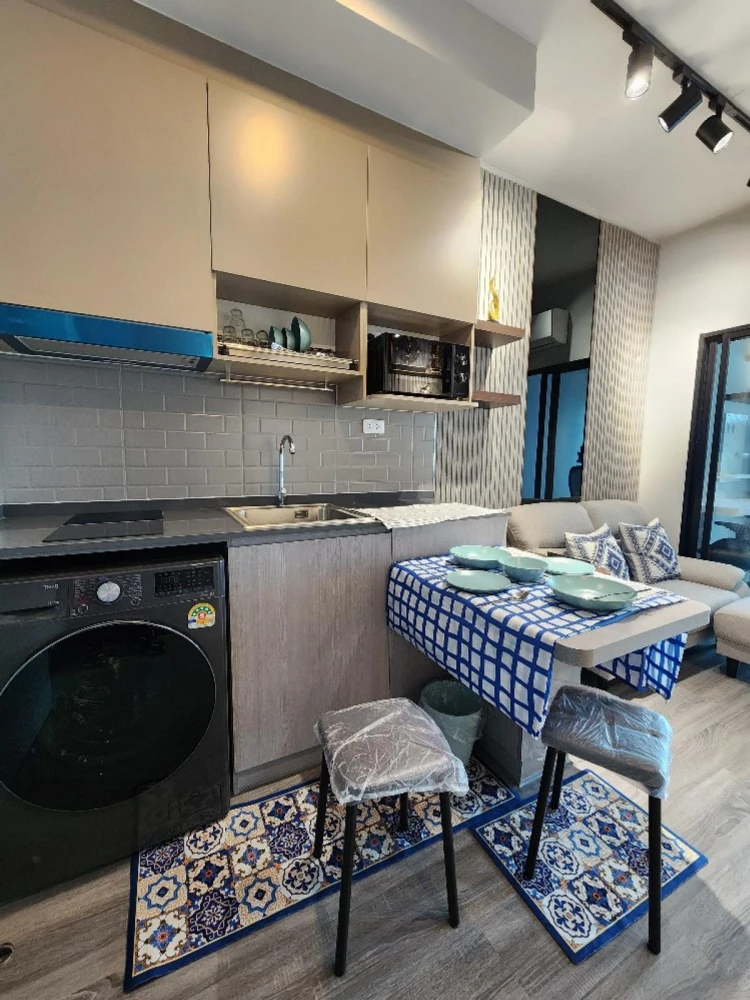 ให้เช่า Ideo Ramkhamhaeng - Lam Sali Station ชั้น 15 ห้องน่าอยู่ แต่งครบ จองเลย ด่วนๆ