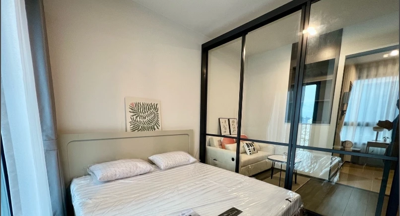ให้เช่า Ideo Sukhumvit - Rama4 ชั้น 25 ห้องกั้น แต่งครบ น่าอยู่ จองเลย