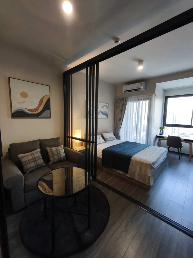 ให้เช่า IDEO Sukhumvit - Rama4 ห้องอยู่ชั้น 22 สูงมากๆ รับลมดีสุดๆ ตกแต่งครบครันพร้อมเครื่องใช้ไฟฟ้า รีบจองเลย