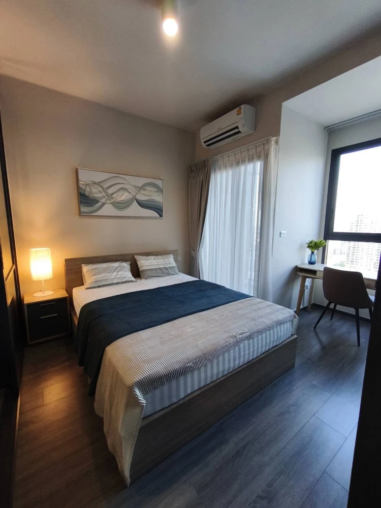 ให้เช่า IDEO Sukhumvit - Rama4 ห้องอยู่ชั้น 22 สูงมากๆ รับลมดีสุดๆ ตกแต่งครบครันพร้อมเครื่องใช้ไฟฟ้า รีบจองเลย