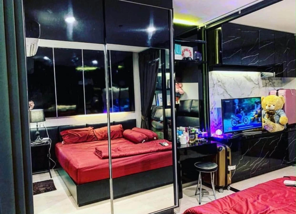 ให้เช่า IDEO THAPHRA INTERCHANGE ห้องแต่งสวยคุมโทน บิ้วอินเฟอร์นิเจอร์อย่างดี จองเลย