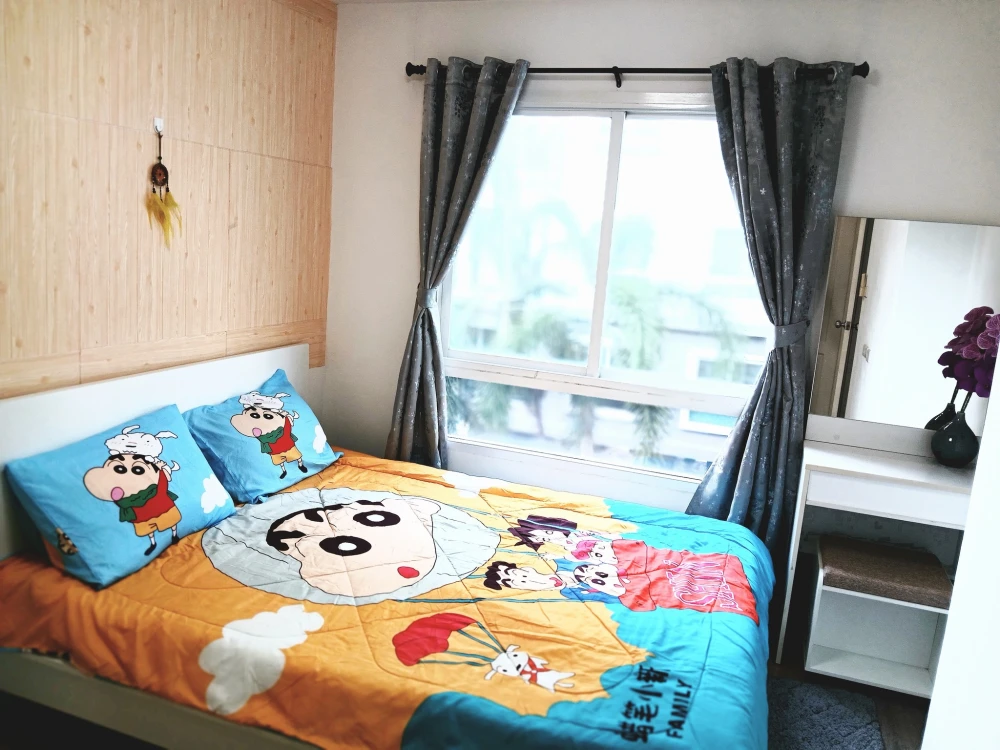 ให้เช่า Incio Serithai ห้องกั้นเป็นสัดส่วน พร้อมเฟอร์จัดเต็ม + เครื่องซักผ้า ในราคาสุดปัง รีบจองเลย