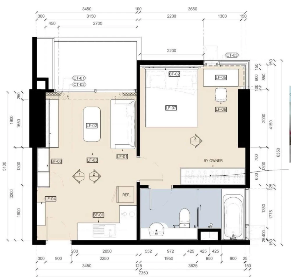 ให้เช่า Intro พหลโยธิน-ประดิพัทธ์ ห้องมุม 1 bedroom ตกแต่งครบ 100% มี bathtub พร้อมวิวเมืองเริ่ดๆ ต้องจอง