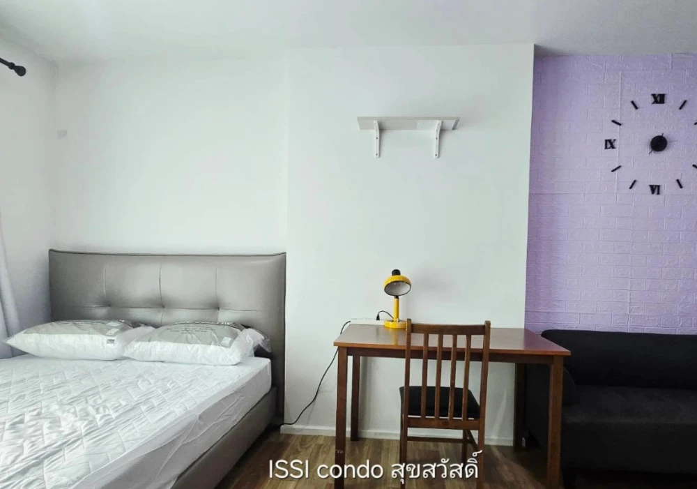 ให้เช่า ISSI Condo Suksawat ห้องพร้อมอยู่ เฟอร์ เครื่องใช้ไฟฟ้าครบ ราคาดี รีบมาจองเลย อย่าพลาด