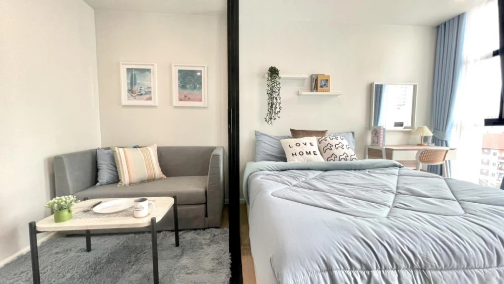 ให้เช่า IVORY Ratchada 32 ชั้น 8 ห้องแต่งครบ น่าอยู่ สนใจจองเลย ด่วนๆจ้า