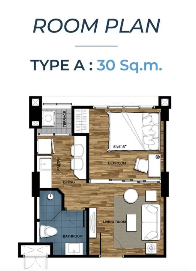 ให้เช่า J Condo Sathorn-Kallapaphruek มีเฟอร์นิเจอร์ ห้องอยู่สบาย ไม่อึดอัด พร้อมเข้าอยู่