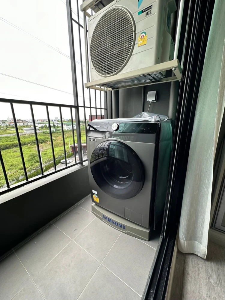 ให้เช่า Kave Ava ห้องชั้น 8 มาพร้อมเฟอร์นิเจอร์และเครื่องใช้ไฟฟ้าครบครัน หิ้วกระเป๋าเข้าอยู่ได้เลยจ้า