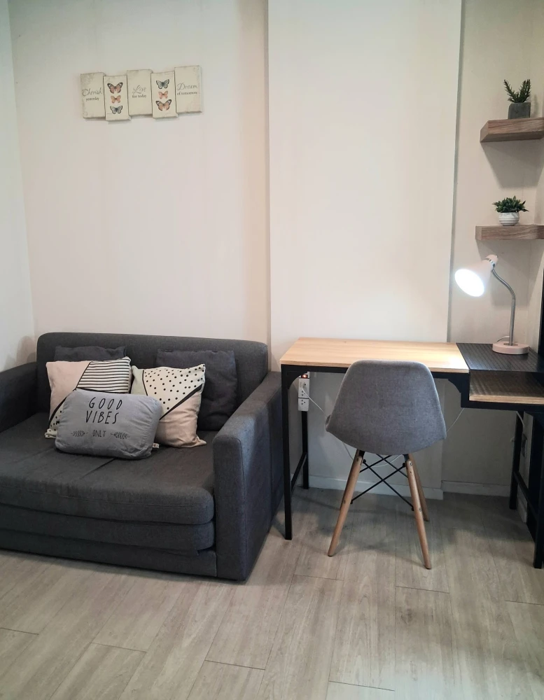 ให้เช่า KAVE Condo ห้องพร้อมอยู่ เฟอร์ เครื่องใช้ไฟฟ้าครบ มาแต่ตังเข้าอยู่ได้เลย อย่าพลาดโอกาส