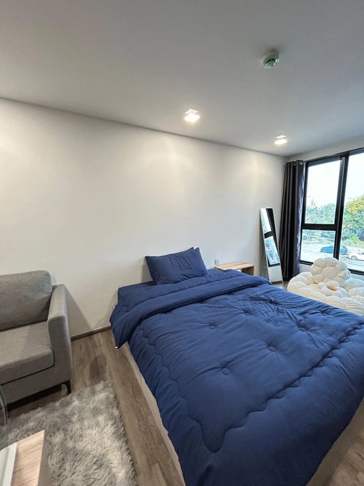 For rent: Kave Embryo Rangsit, a lovely room on the 3rd floor, fully furnished with appliances. Book now!