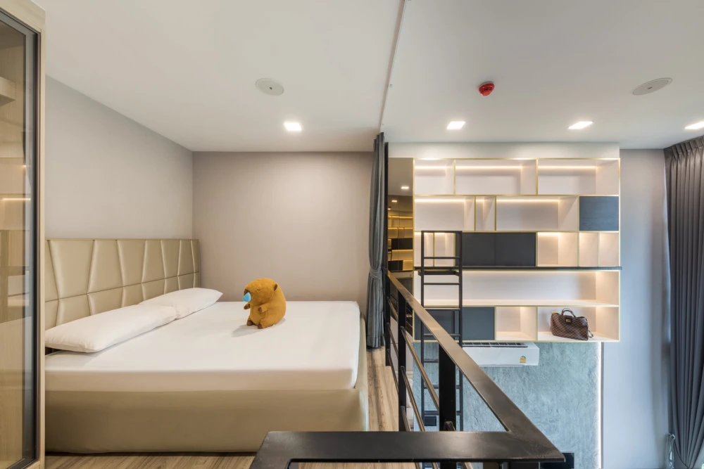 ให้เช่า Kave Mutant Salaya ห้องทิศเหนือ ทำเลดี เพดานสูง โปร่งโล่ง แต่งสวยคุมโทน จองเลยตอนนี้