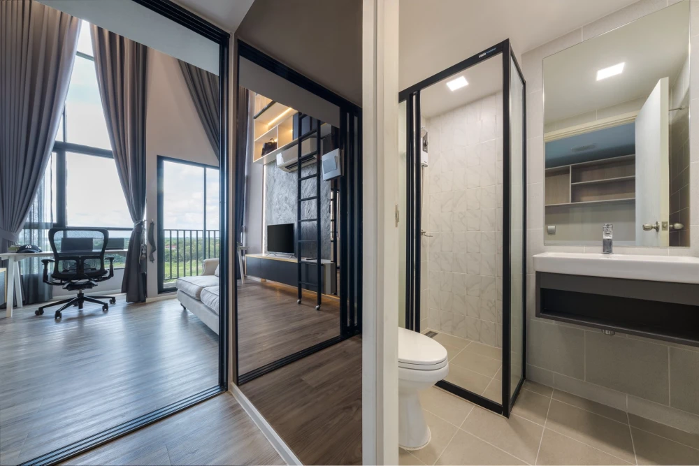 ให้เช่า Kave Mutant Salaya ห้องทิศเหนือ ทำเลดี เพดานสูง โปร่งโล่ง แต่งสวยคุมโทน จองเลยตอนนี้