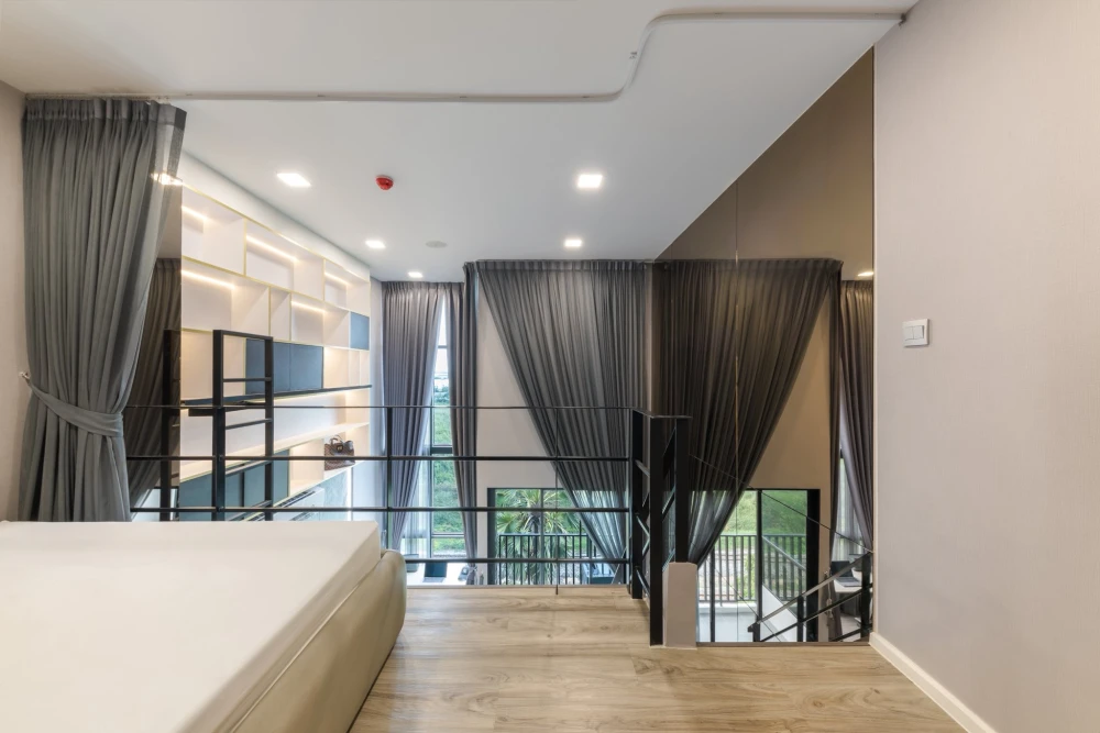 ให้เช่า Kave Mutant Salaya ห้องทิศเหนือ ทำเลดี เพดานสูง โปร่งโล่ง แต่งสวยคุมโทน จองเลยตอนนี้