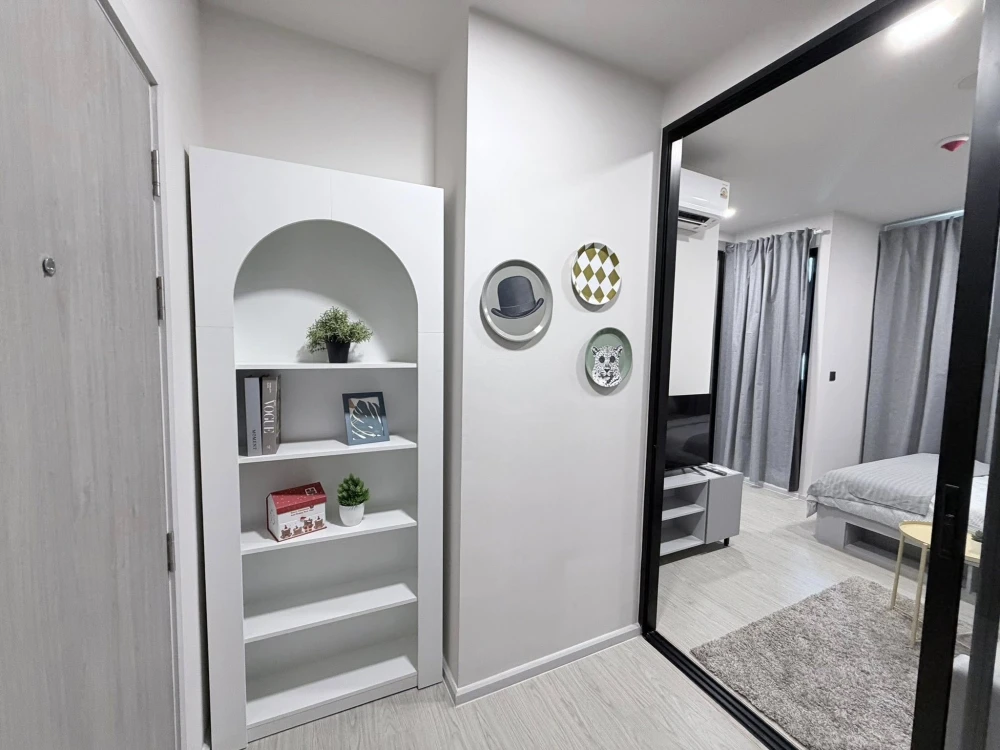 ให้เช่า Kave pop  ห้องน่าอยู่ เฟอร์พร้อม + เครื่องช้ไฟฟ้าครบ จองเลย