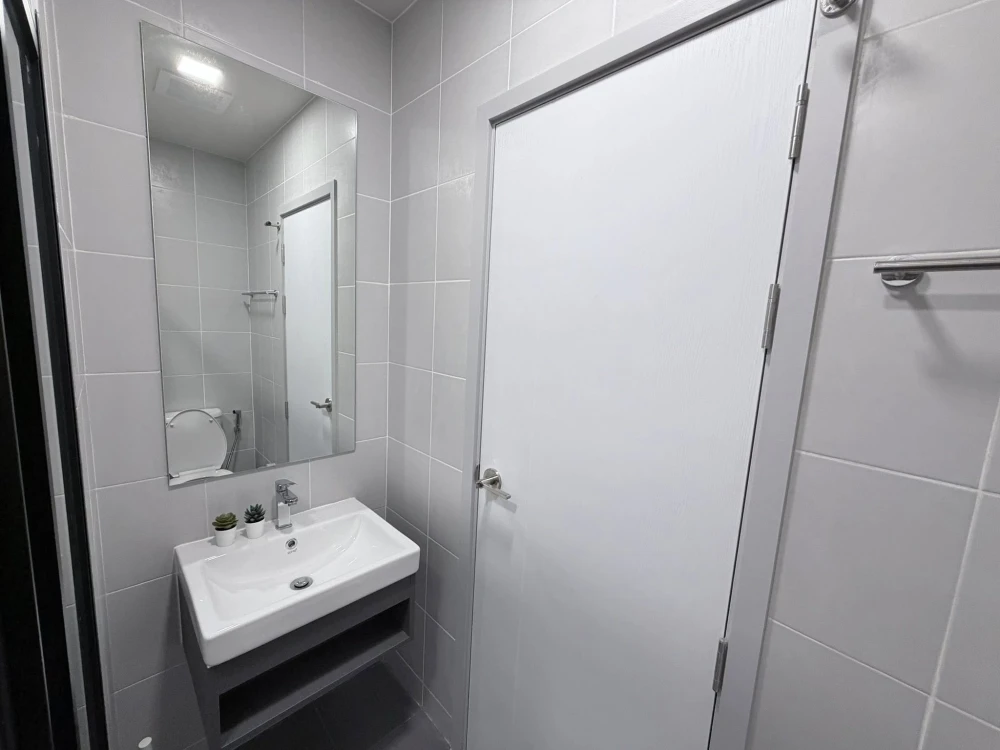 ให้เช่า Kave pop  ห้องน่าอยู่ เฟอร์พร้อม + เครื่องช้ไฟฟ้าครบ จองเลย