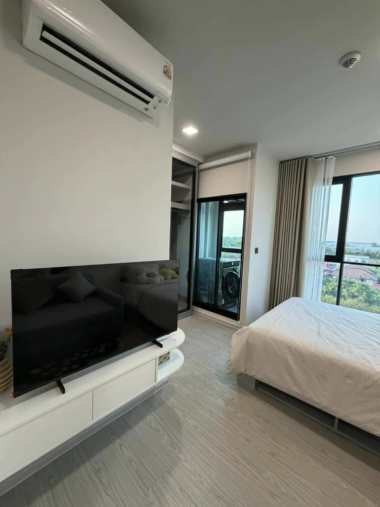 ให้เช่า Kave Pop Salaya ห้องอยู่ชั้น 6 สูงกำลังดี เฟอร์นิเจอร์ภายในห้องครบเซต จองก่อนได้ก่อน