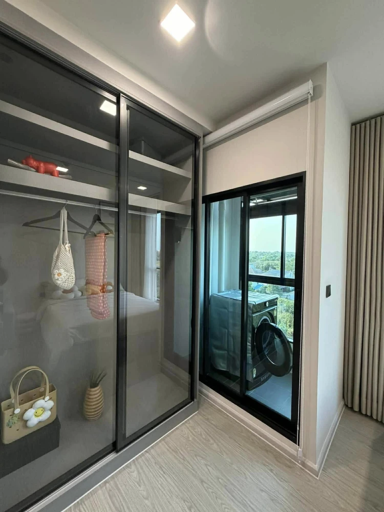 ให้เช่า Kave Pop Salaya ห้องอยู่ชั้น 6 สูงกำลังดี เฟอร์นิเจอร์ภายในห้องครบเซต จองก่อนได้ก่อน