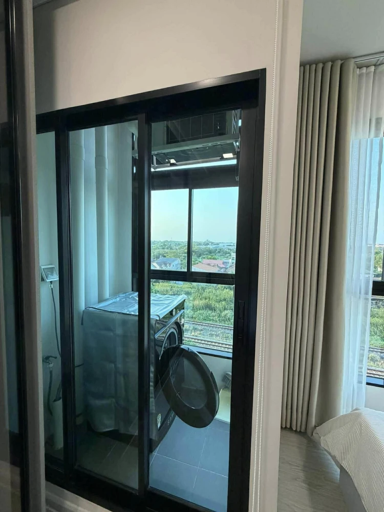 ให้เช่า Kave Pop Salaya ห้องอยู่ชั้น 6 สูงกำลังดี เฟอร์นิเจอร์ภายในห้องครบเซต จองก่อนได้ก่อน