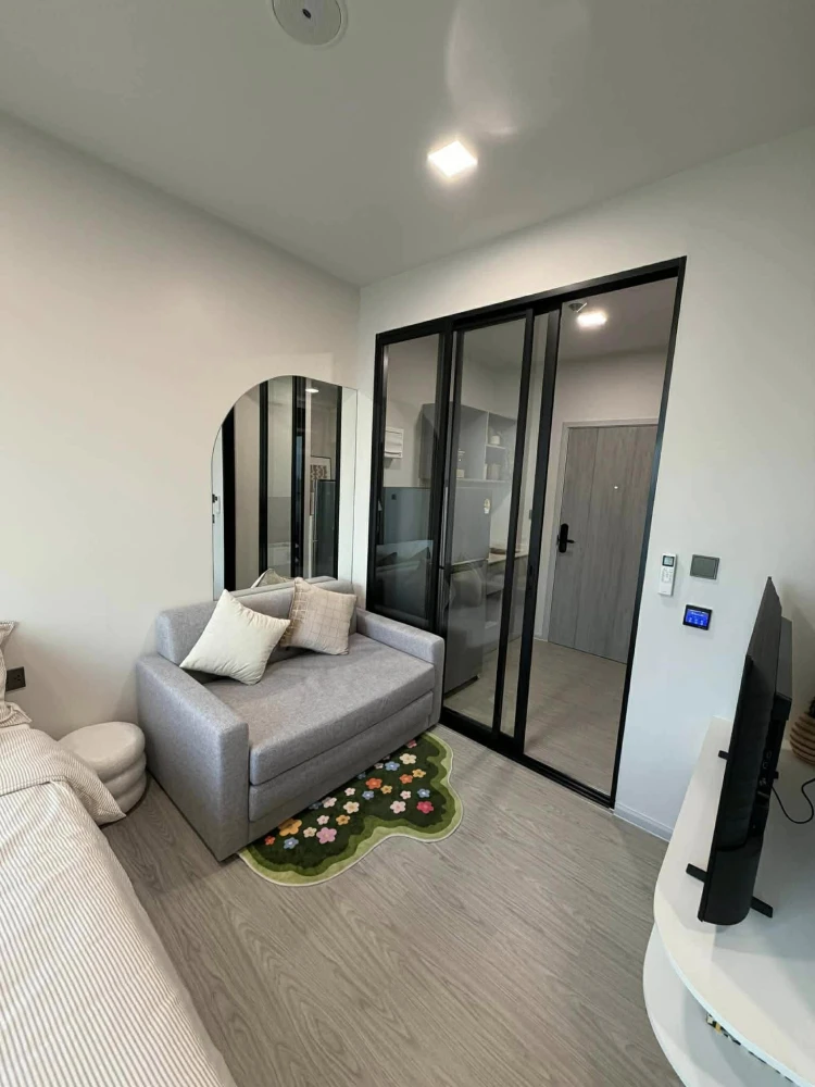 ให้เช่า Kave Pop Salaya ห้องอยู่ชั้น 6 สูงกำลังดี เฟอร์นิเจอร์ภายในห้องครบเซต จองก่อนได้ก่อน