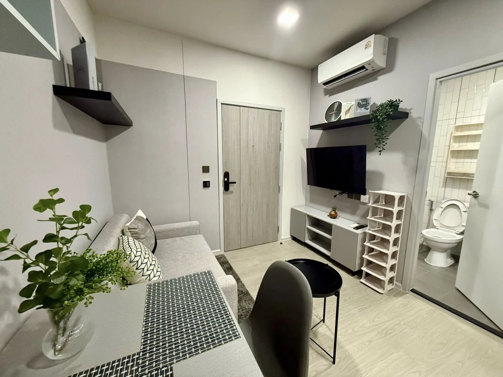 ให้เช่า KAVE Pop Salaya ห้องแต่งสวยสไตล์มินิมอล มาพร้อมสิ่งอำนวยความสะดวกครบครัน จองด่วน