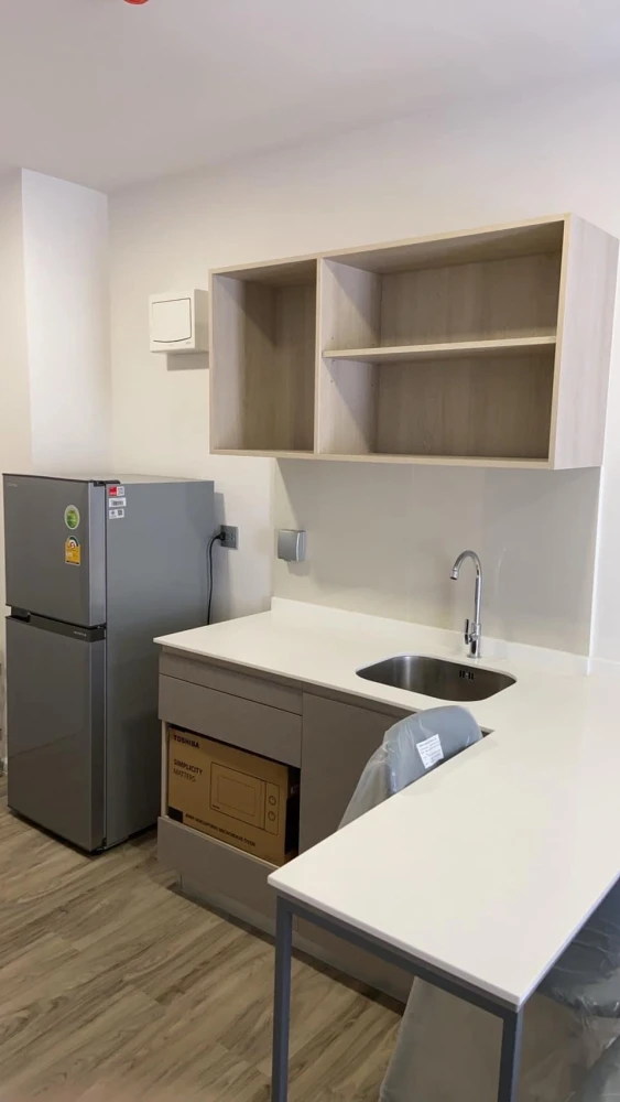 ให้เช่า Kave Salaya​ Condo ห้องพร้อมอยู่ เฟอร์ เครื่องใช้ไฟฟ้าครบ มาแต่ตัวเข้าอยู่ได้เลย