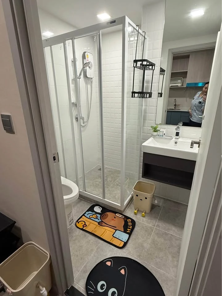 ให้เช่า KAVE SEED เกษตร ห้องสตูดิโอ ตกแต่งบิวท์อินอย่างดี แถมเครื่องใช้ไฟฟ้าครบ พร้อมเข้าอยู่ทันที