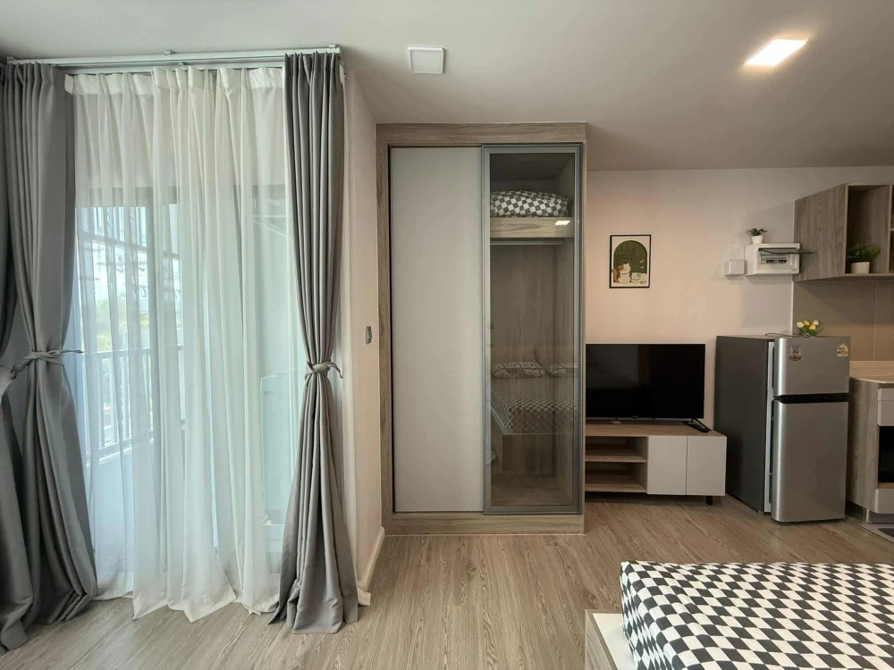 ให้เช่า Kave Town Colony ชั้น 3 วิวนอก แต่งครบ พร้อมเข้าอยู่ จองเลย ห้ามพลาด