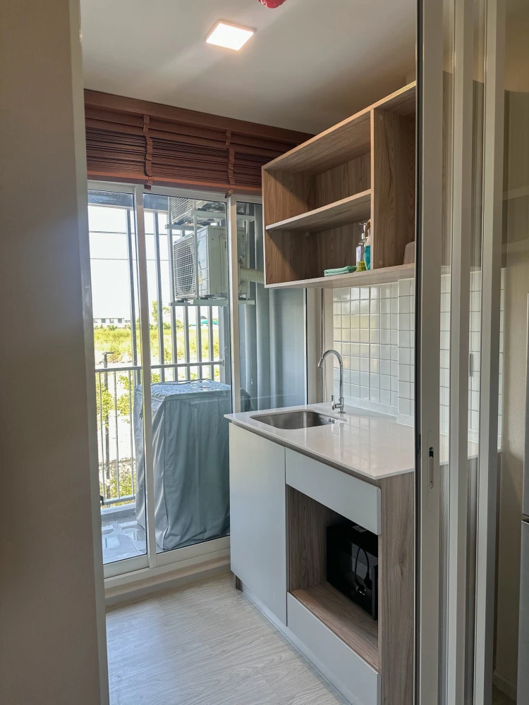 ให้เช่า Kave Town Island  ชั้น 3 วิวนอก ห้องสวย แต่งครบ น่าอยู่ จองเลย ด่วนๆ