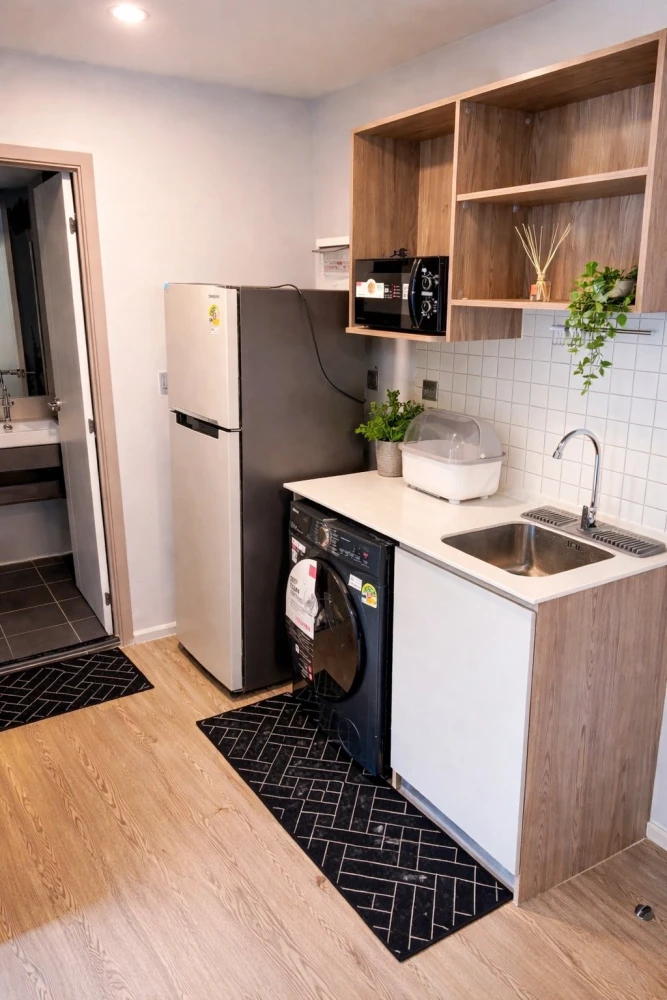 ให้เช่า Kave Town ISLAND ห้องพร้อมอยู่ เฟอร์พร้อม จองเลย