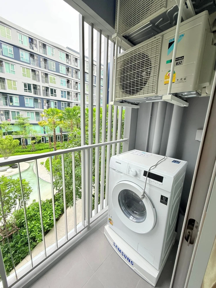 ให้เช่า Kave Town Island ห้องแต่งสวยคุมโทน ชั้น 3 เฟอร์นิเจอร์ครบครัน หิ้วกระเป๋าเข้าอยู่ได้เลยจ้า