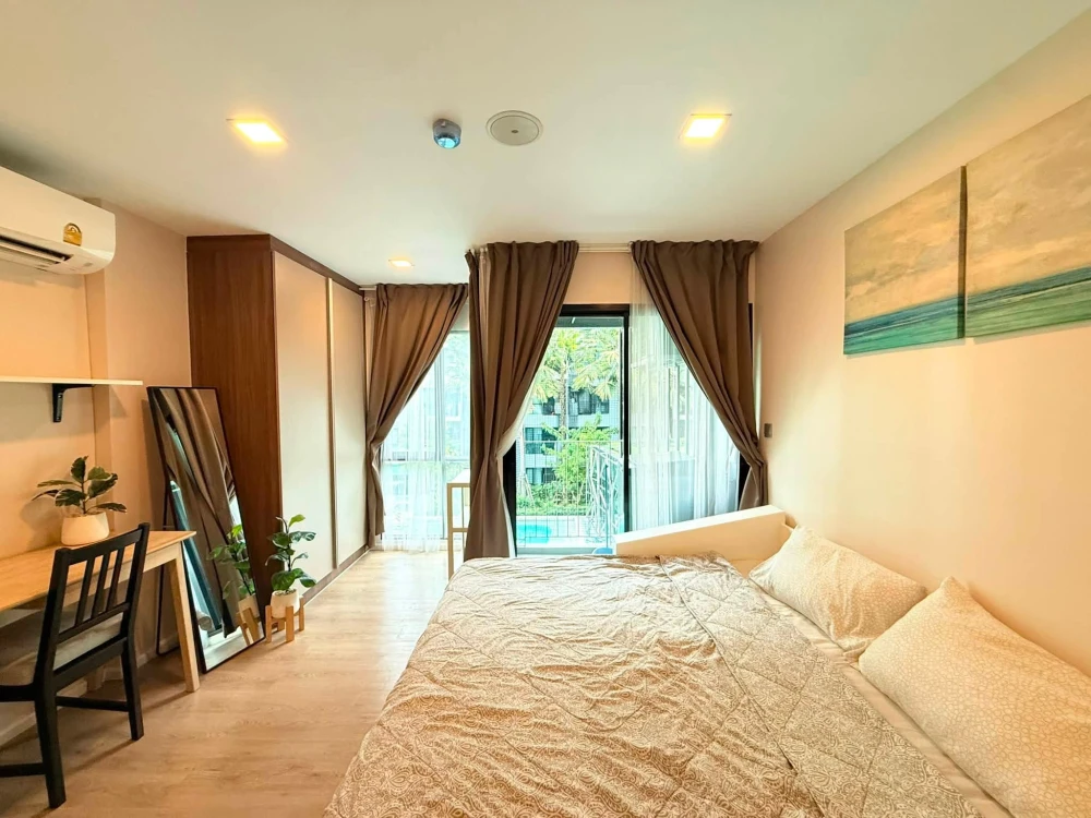 ให้เช่า Kave Town Shift ห้องชั้น 3 ตกแต่งครบครัน ทำเลดี วิวสวน มัวแต่มองไม่จองไหวหรอ