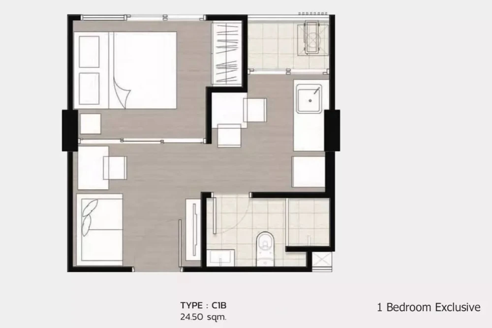 ให้เช่า KAVE TOWN SPACE ห้องริมคนไม่พลุกพล่าน เครื่องใช้ไฟฟ้าครบครัน จองเลย