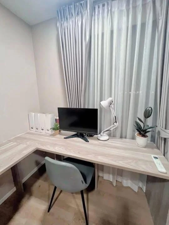 ให้เช่า Kave TU ชั้น 7 ห้องน่าอยู่ มาพร้อมเฟอร์และเครื่องใช้ไฟฟ้าที่ครบครัน สนใจรีบจองเลย