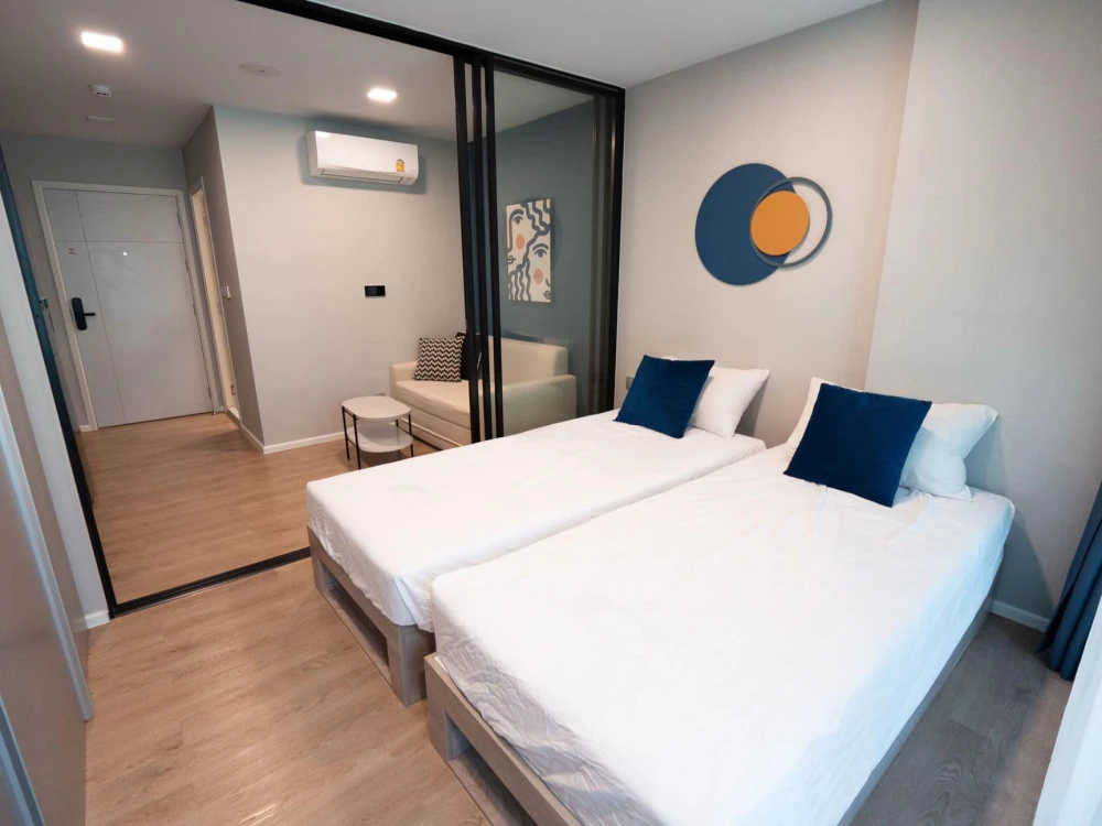 ให้เช่า Kave TU 1 ห้องนอน 1 ห้องน้ำ มาพร้อมเฟอร์นิเจอร์ครบครัน แต่งสวย รีบจองเลยจ้า